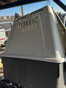 Large Dog Transport Crate – Durable Plastic Pet Carrier thumbnail 2